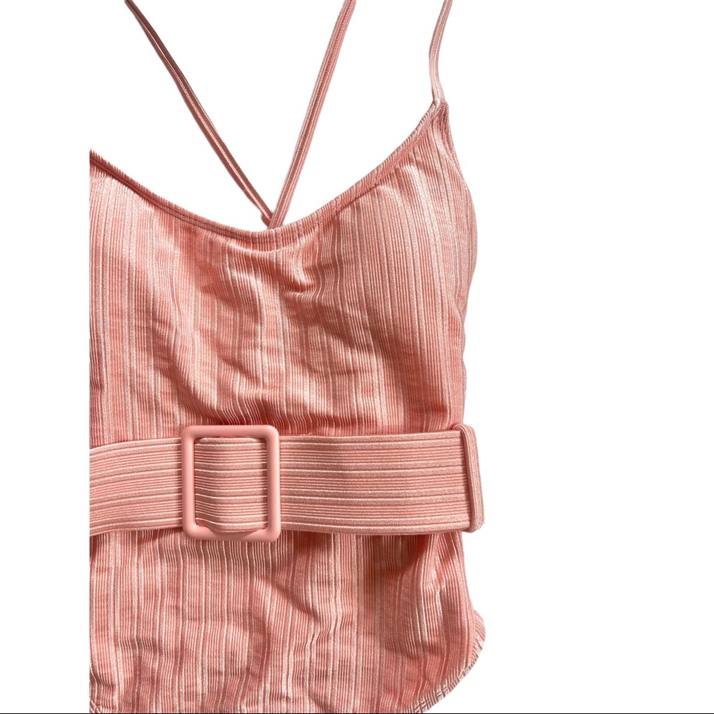 Bikini Lab Coral One-Piece Swimsuit
